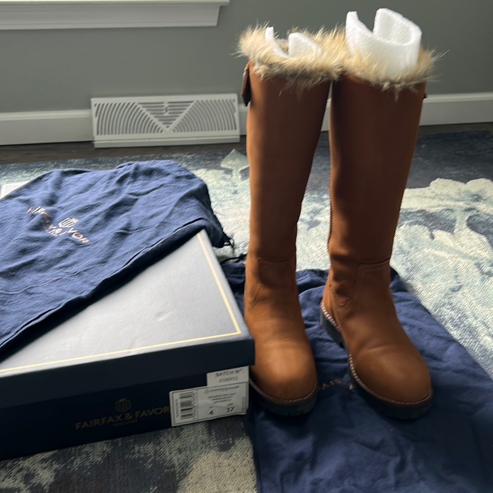 Discontinued Fairfax&Favor mid calf verbier boots